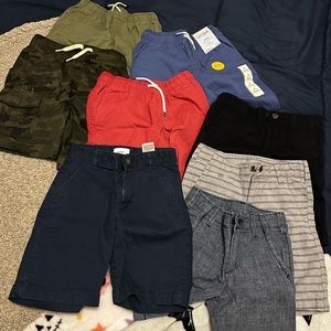 Bundle boys 6/7 shorts. 8 pairs. Some knew some gently used.